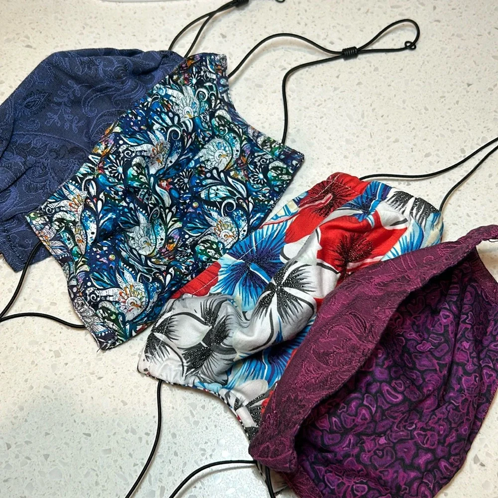 Robert Graham colorful masks - set of 4